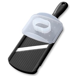 Kyocera keramický nastavitelný kráječ s ochranným držákem, černý, CSN-202-BK