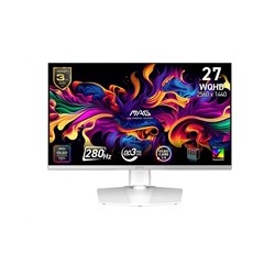 MSI LCD MAG 272QPW QD-OLED X28,26.5" 2560x1440 QD-OLED,280Hz,178/178,250nits,VESA,HDMI,DP,USB-C,Audio,White