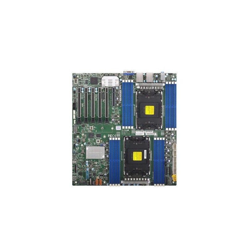 SUPERMICRO MB 2xLGA4677, C741, 16x DDR5 ECC, 4x NVMe, 8+2sata 2x M.2, 6x PCIe5.0, 2x 10Gb LAN,IPMI MBDX13DAITB