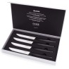 Kyocera keramický nůž, Steak Knives, Sada steakových nožů, 4 kusy, černá rukojeť, bílá čepel, SK-4PC WHBK EU