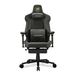 COUGAR herní židle ARMOR EVO M - černá/gold - s podnožkou