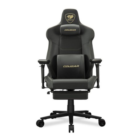 COUGAR herní židle ARMOR EVO M - černá/gold - s podnožkou