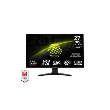 MSI MAG/274CXF/27"/VA/FHD/280Hz/0,5ms/Černá/3R
