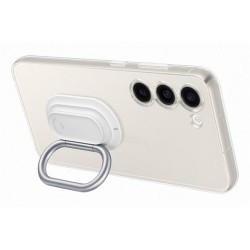 Samsung Priehľadny zadný kryt s odnímatelným úchytom na príslušenstvo pre Samsung Galaxy S23+, priehľadný