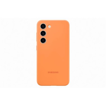 Samsung Silikónový zadný kryt pre Samsung Galaxy S23+, oranžový