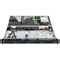 ASRock Rack 1U server AM5, B650, 4xDDR5 ECC, 4x SATA 3,5"HS, M.2, PCIe4 x16, 2x 10Gb + 2x 1Gb LAN, 400W, IPMI
