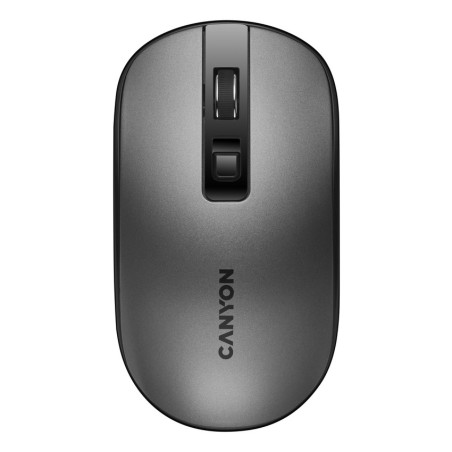 CANYON myš MW-18DG, optická, tichá, s bezdrátovým nabíjením 300mAh, 4.tl., až 1600 DPI, perleťově šedá CNSCMSW18DGEU