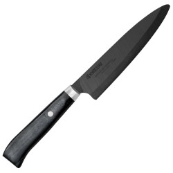 Kyocera keramický nůž, Janan Series, Dřevěná rukojeť, plátkovací nůž, 13 cm, JPN-130NBK