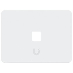 Ubiquiti UniFi univerzální horizontální nástěnná zásuvka, 1 port pro keystone, přetíratelný kryt, balení 4 ks
