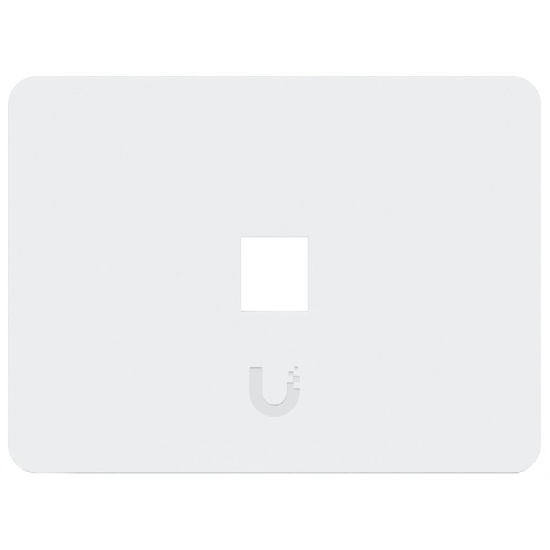 Ubiquiti UniFi univerzální horizontální nástěnná zásuvka, 1 port pro keystone, přetíratelný kryt, balení 4 ks