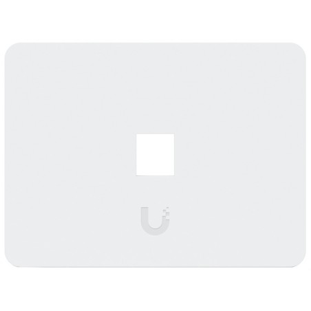 Ubiquiti UniFi univerzální horizontální nástěnná zásuvka, 1 port pro keystone, přetíratelný kryt, balení 4 ks