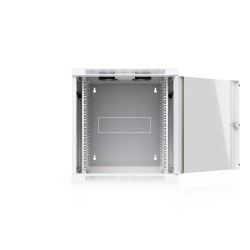 Ubiquiti UniFi 12U nástěnný rackový rozvaděč, výklopný, skleněné dveře