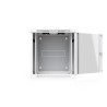 Ubiquiti UniFi 12U nástěnný rackový rozvaděč, výklopný, skleněné dveře
