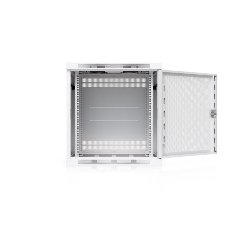 Ubiquiti UniFi 12U nástěnný rackový rozvaděč, hloubka 600 mm, perforované dveře