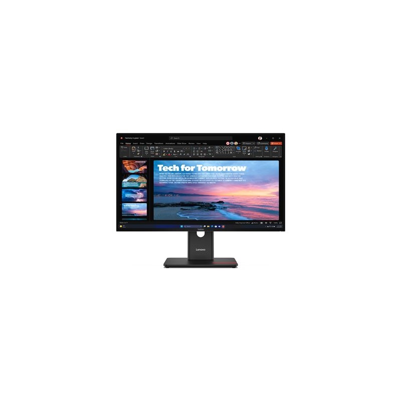 LENOVO LCD T27QD-40 - 27",IPS,16:9,2560x1440,120Hz,350cd/m2,1500:1,4ms,HDMI,DP,DPout,DC,USB Hub,USB-C(96W PD),RJ45,Pivot