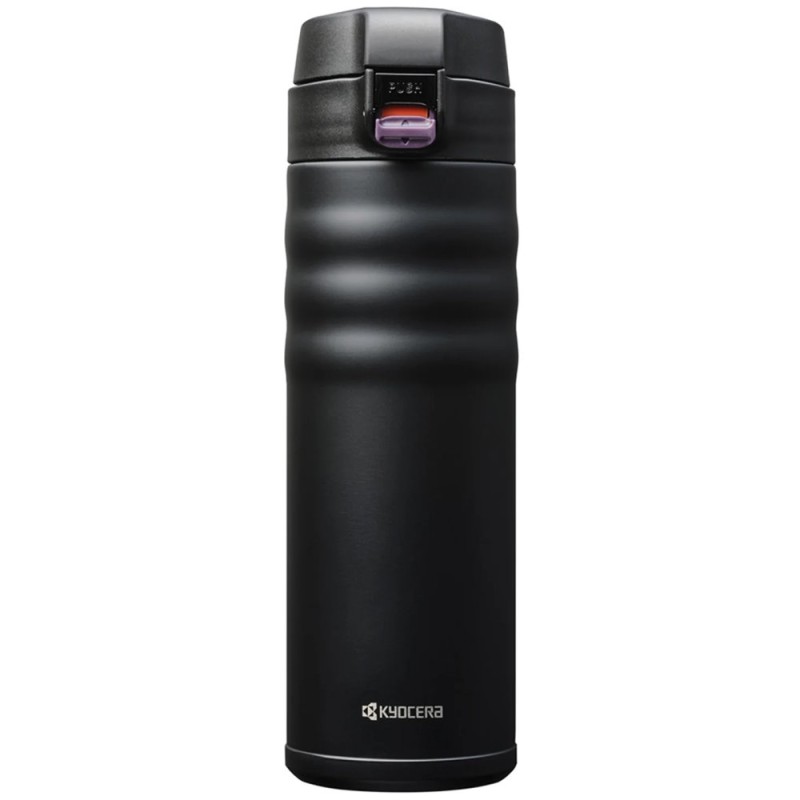 Kyocera cestovní termohrnek 500 ml, víčko flip-top, černý, MB-17F BK