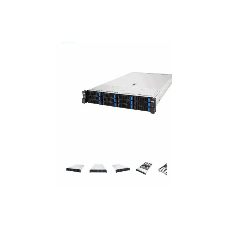 ASUS RS720A 2U Server 2XSP5,24x DDR5 ECC. 12xHS HDD ,10G,12NVMe/OCP,IPMI