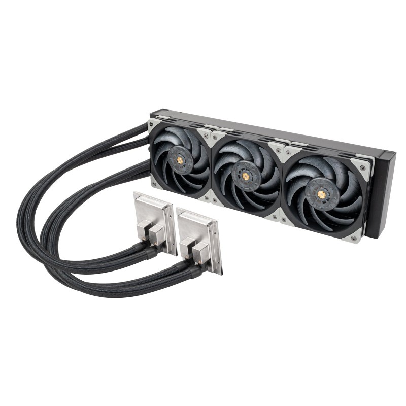 Silverstone SST-XE360PDD – 360mm AIO vodní chladič s dvěma CPU bloky, dvojicí pump a průmyslovými ventilátory
