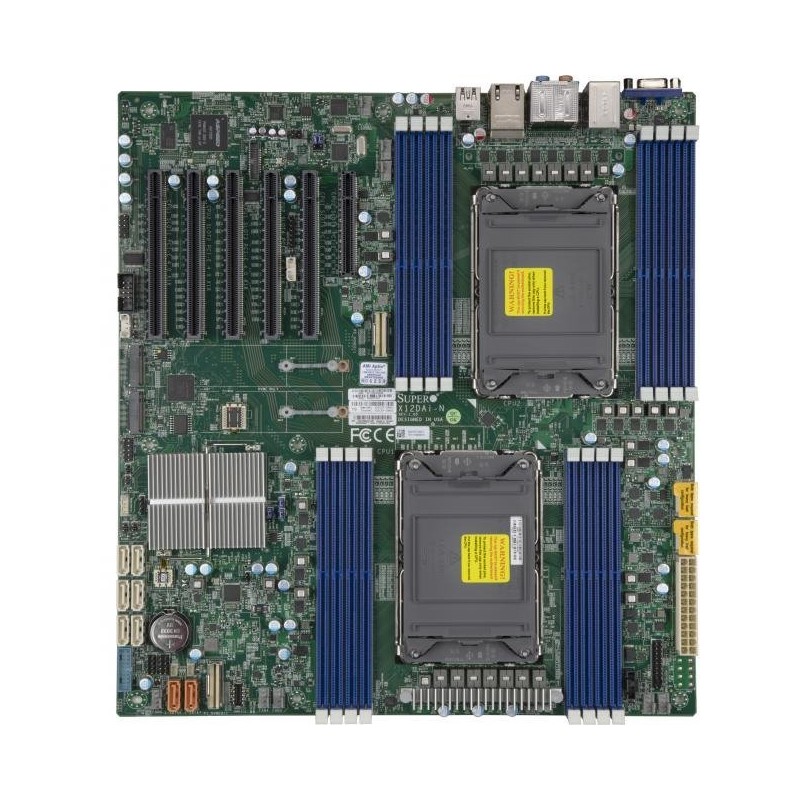SUPERMICRO MB 2xLGA4189, iC621A, 16x DDR4 ECC, 4xNVMe, 10xSATA3, 2x M.2, 6x PCIe4.0, 2x 1Gb LAN,IPMI MBDX12DAIN6P