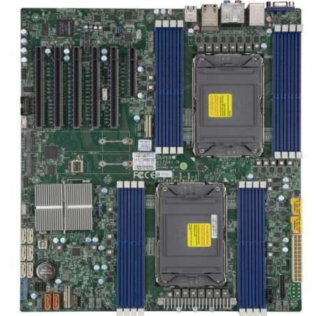 SUPERMICRO MB 2xLGA4189, iC621A, 16x DDR4 ECC, 4xNVMe, 10xSATA3, 2x M.2, 6x PCIe4.0, 2x 1Gb LAN,IPMI MBDX12DAIN6P