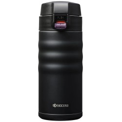 Kyocera cestovní termohrnek 350 ml, víčko flip-top, černý, MB-12F BK