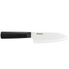 Kyocera keramický nůž, Chowa Series, Nůž santoku, 14 cm, bílá čepel, černá rukojeť, TK-140 WH-BK