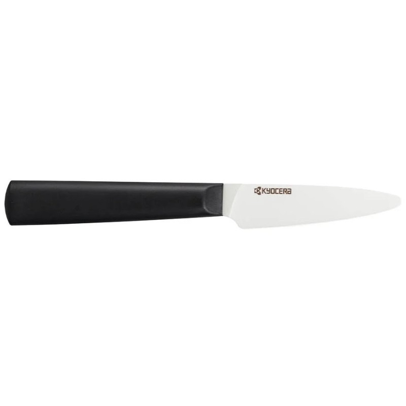 Kyocera keramický nůž, Chowa Series, Okrajovací nůž, 7,5 cm, bílá čepel, černá rukojeť, TK-075 WH-BK