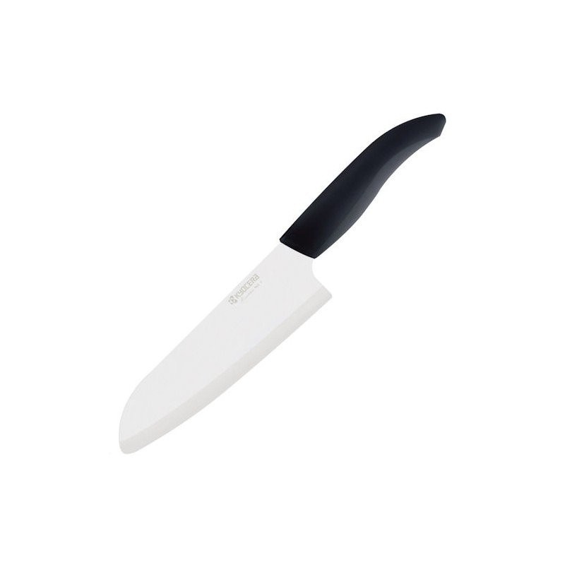 Kyocera keramický nůž, Gen Series, Kuchařský nůž santoku, 16 cm, FK-160 WH-BK