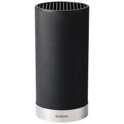 Kyocera kulatý blok na nože pro 6–8 nožů, soft-touch, černý, KB-RD BK