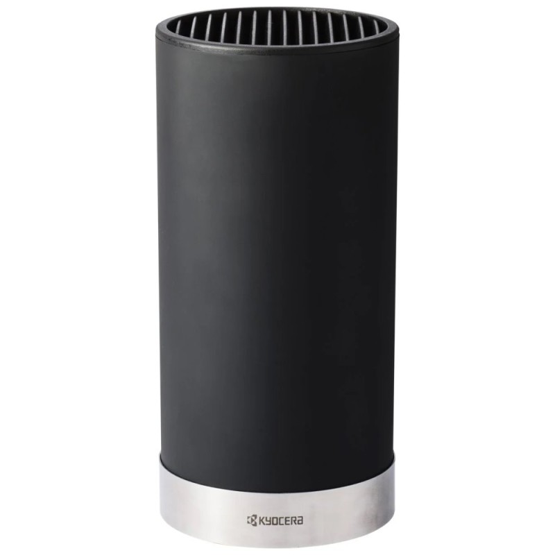 Kyocera kulatý blok na nože pro 6–8 nožů, soft-touch, černý, KB-RD BK