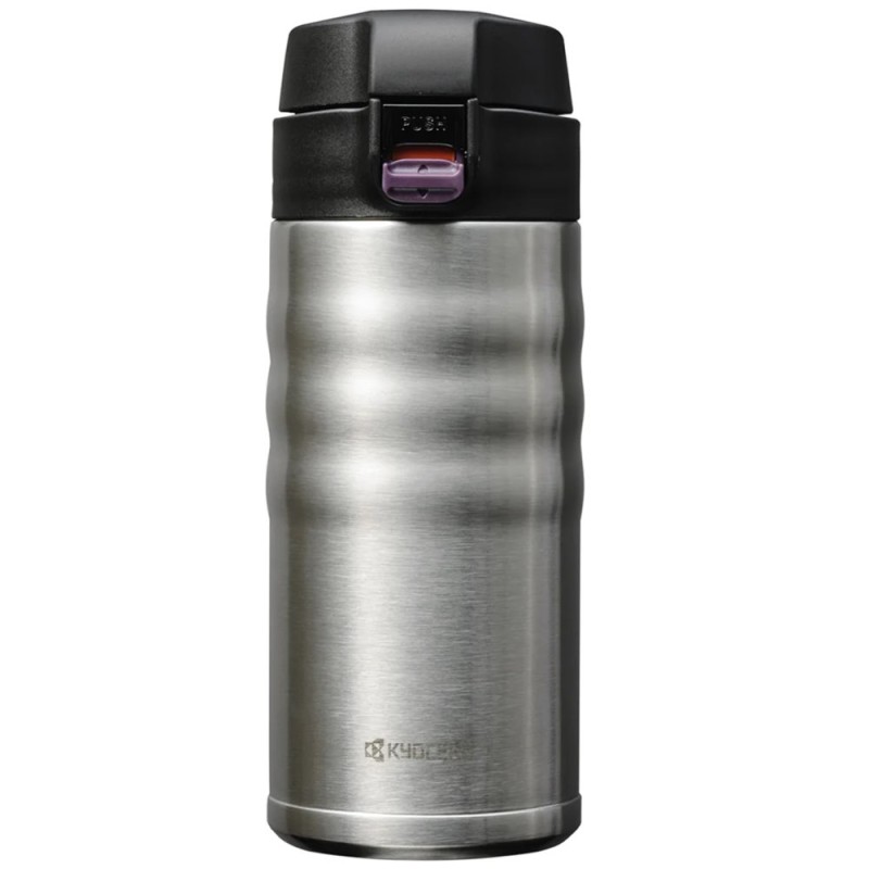 Kyocera cestovní termohrnek 350 ml, víčko flip-top, nerez, MB-12F SS
