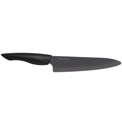 Kyocera keramický nůž, Shin Black Series, Kuchařský nůž, 18 cm, ZK-180 BK-BK