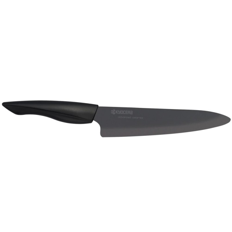 Kyocera keramický nůž, Shin Black Series, Kuchařský nůž, 18 cm, ZK-180 BK-BK