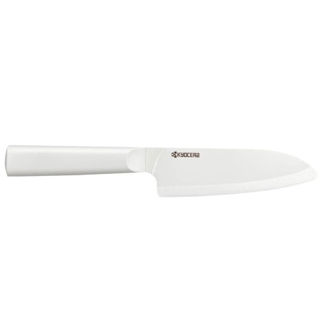 Kyocera keramický nůž, Chowa Series, Nůž santoku, 14 cm, bílá čepel, bílá rukojeť, TK-140 WH-WH
