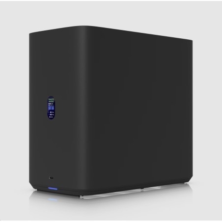 Ubiquiti UniFi čtyřšachtové síťové úložiště NAS, 2.5 GbE, USB-C, černé provedení
