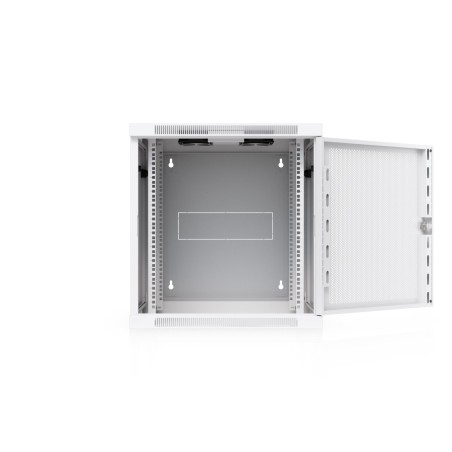 Ubiquiti UniFi 12U nástěnný rackový rozvaděč, výklopný, perforované dveře