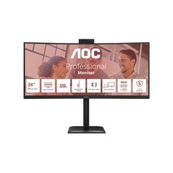 AOC MT VA 34" CU34E4CW - VA panel, 3440x1440, 120Hz, HDMI, DP, USB-C