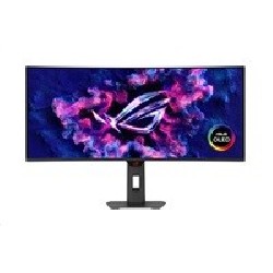 ASUS LCD ROG Strix OLED XG34WCDG, 34" 3440x1440, 250nits, 175Hz, 0,03ms, 178/178, USB, DP, HDMI, Audio, VESA, Black