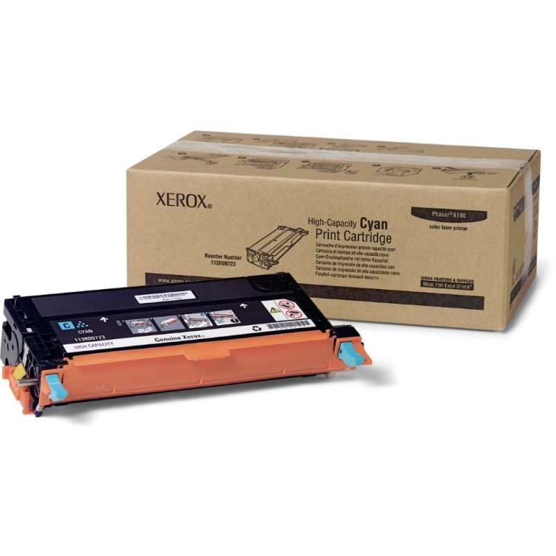 Xerox Toner Cyan pro Phaser 6180 (6.000 str)