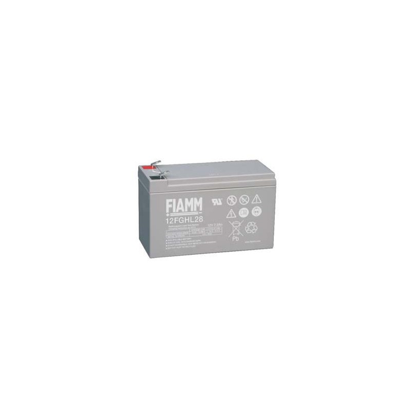 Fiamm olověná baterie 12FGHL28 (12V/7,2Ah, Faston 250)