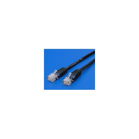 UTP patchkabel kat. 5e, 7,5m, černý