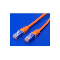 FTP patchkabel kat. 5e, 5m, oranžový