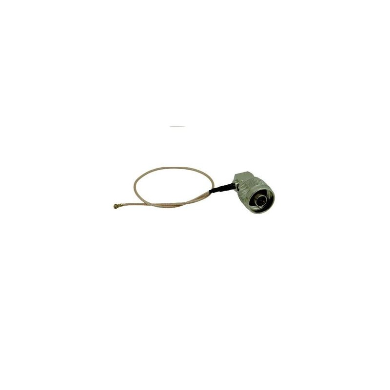 Pigtail pro mini PCI - RG178U U.FL - N male úhlový