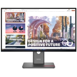 LENOVO LCD P27QD-40+MC60 - 27",ECO-IPS,16:9,2560x1440,120Hz,350cd/m2,1500:1,4ms,HDMI,DP,DPout,DC,USBHub,USB-C,RJ45,Pivot