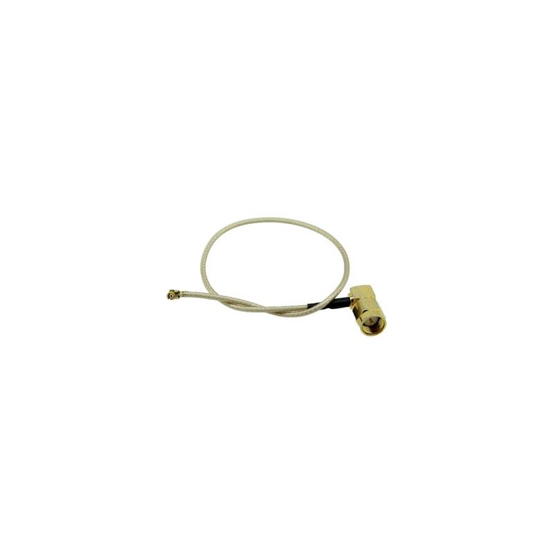 Pigtail pro mini PCI - RG178U U.FL - SMA male úhlový