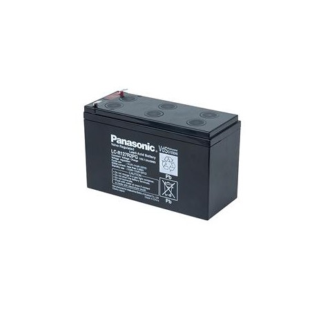 Panasonic olověná baterie LC-R127R2PG1 (12V 7,2Ah faston F2-6,3mm)