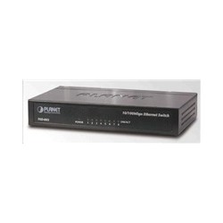 Planet FSD-803 Switch, 8x10/100Base-TX, 10", kov, desktop, fanless