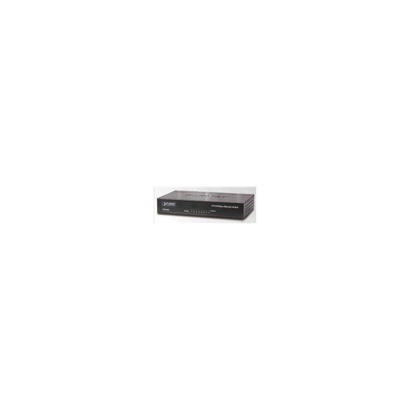 Planet FSD-803 Switch, 8x10/100Base-TX, 10", kov, desktop, fanless