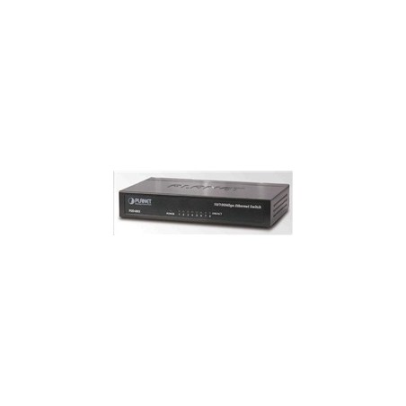 Planet FSD-803 Switch, 8x10/100Base-TX, 10", kov, desktop, fanless