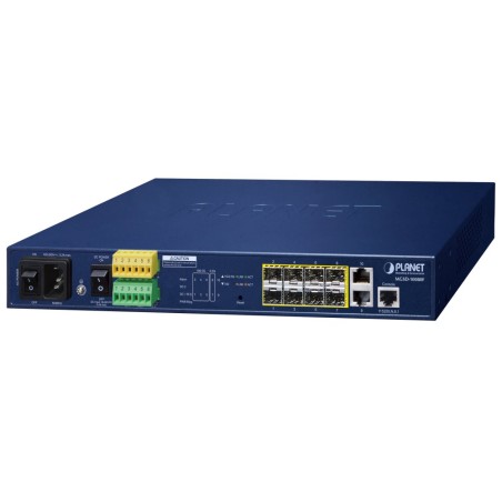Planet MGSD-10080F Metro switch 8x SFP(DDM) 100/1000Base-X, 2x 1000Base-T, AC+DC, DI/O, SNMPv3, IGMPv3,IPv6